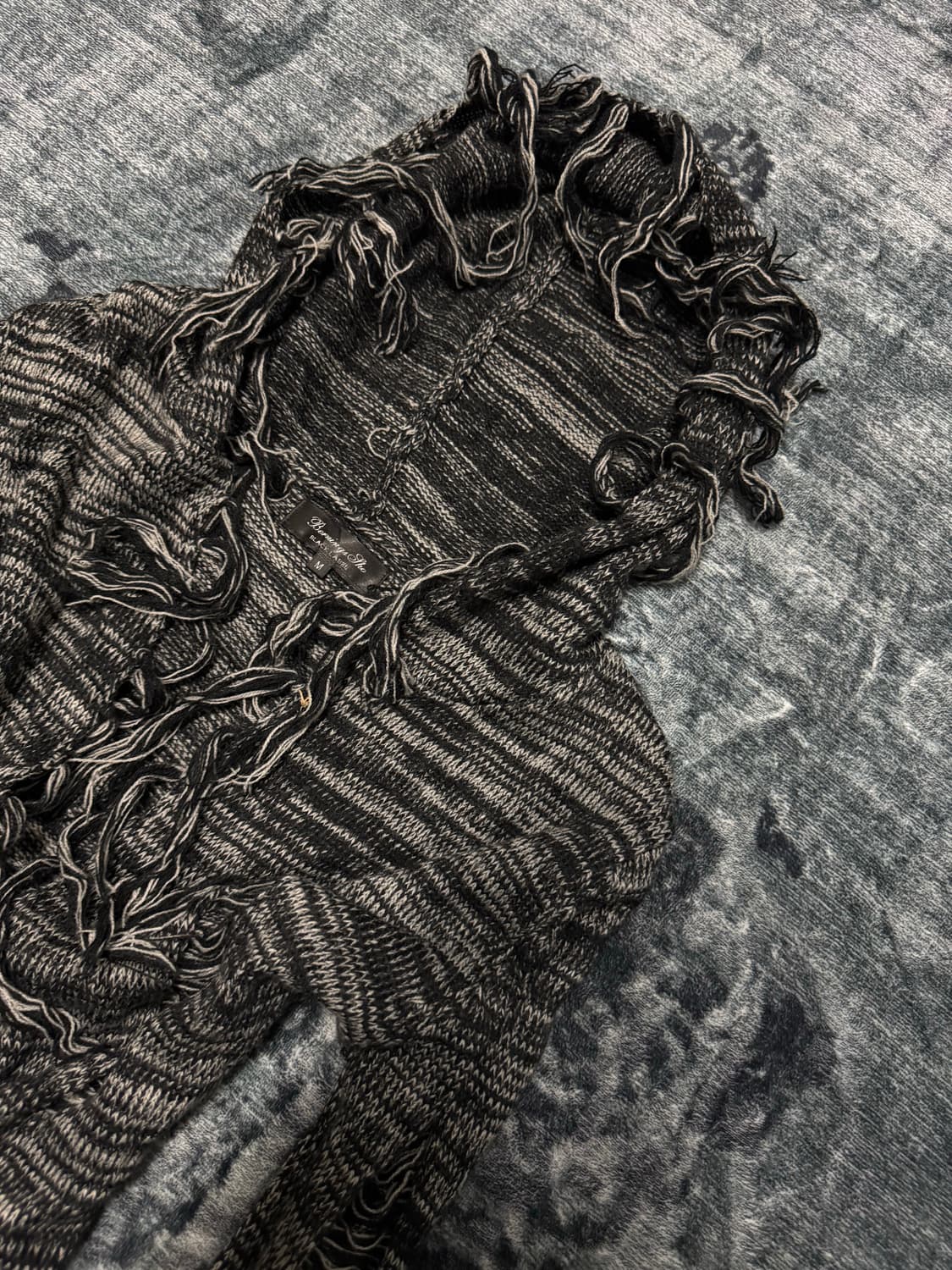 Bernings sho 00s archive fringe cardigan 상품이미지3