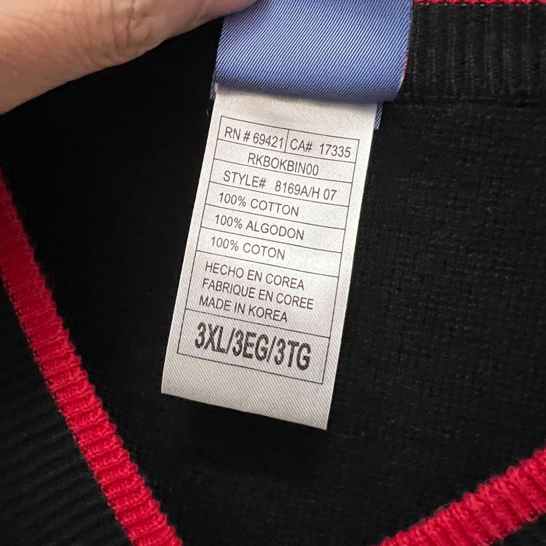 리복 x NFL 쾰른 센추리온스 니트 베스트 조끼 3XL 상품이미지5