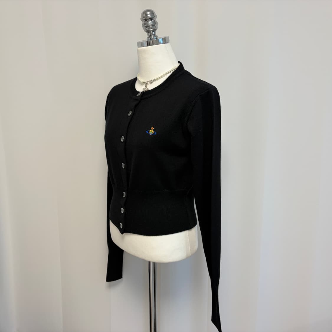 비비안웨스트우드 베아 크롭 울 가디건 상품이미지6