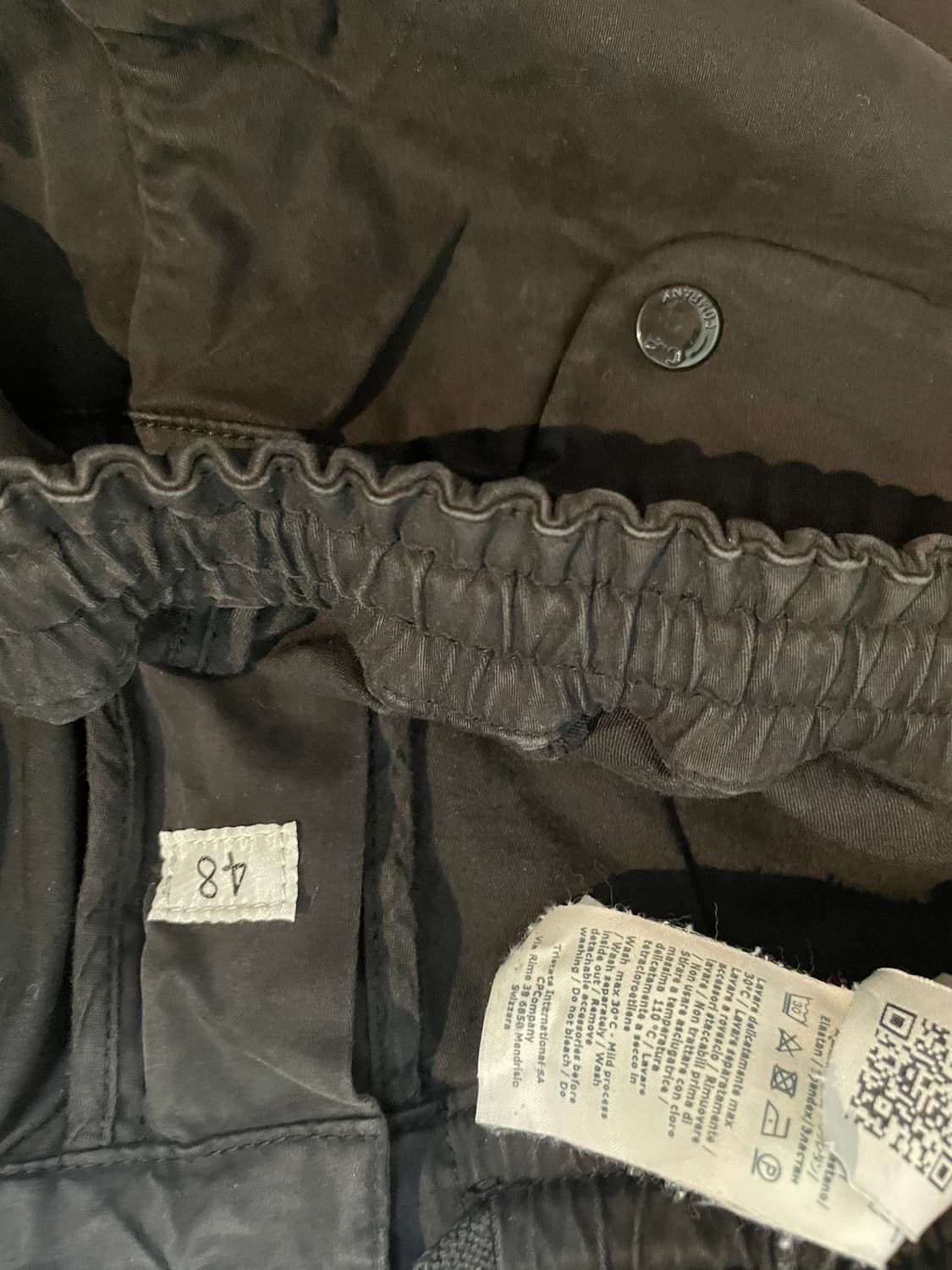 CP컴퍼니 블랙 카고 바지 48 상품이미지3