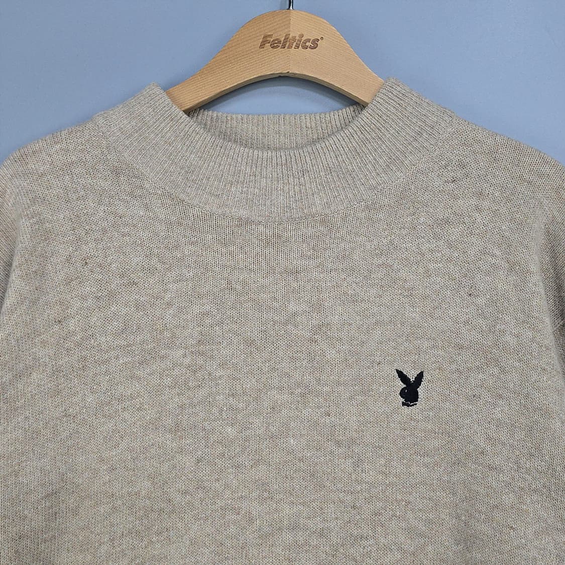 플레이보이 울 하프넥 니트 105 상품이미지2