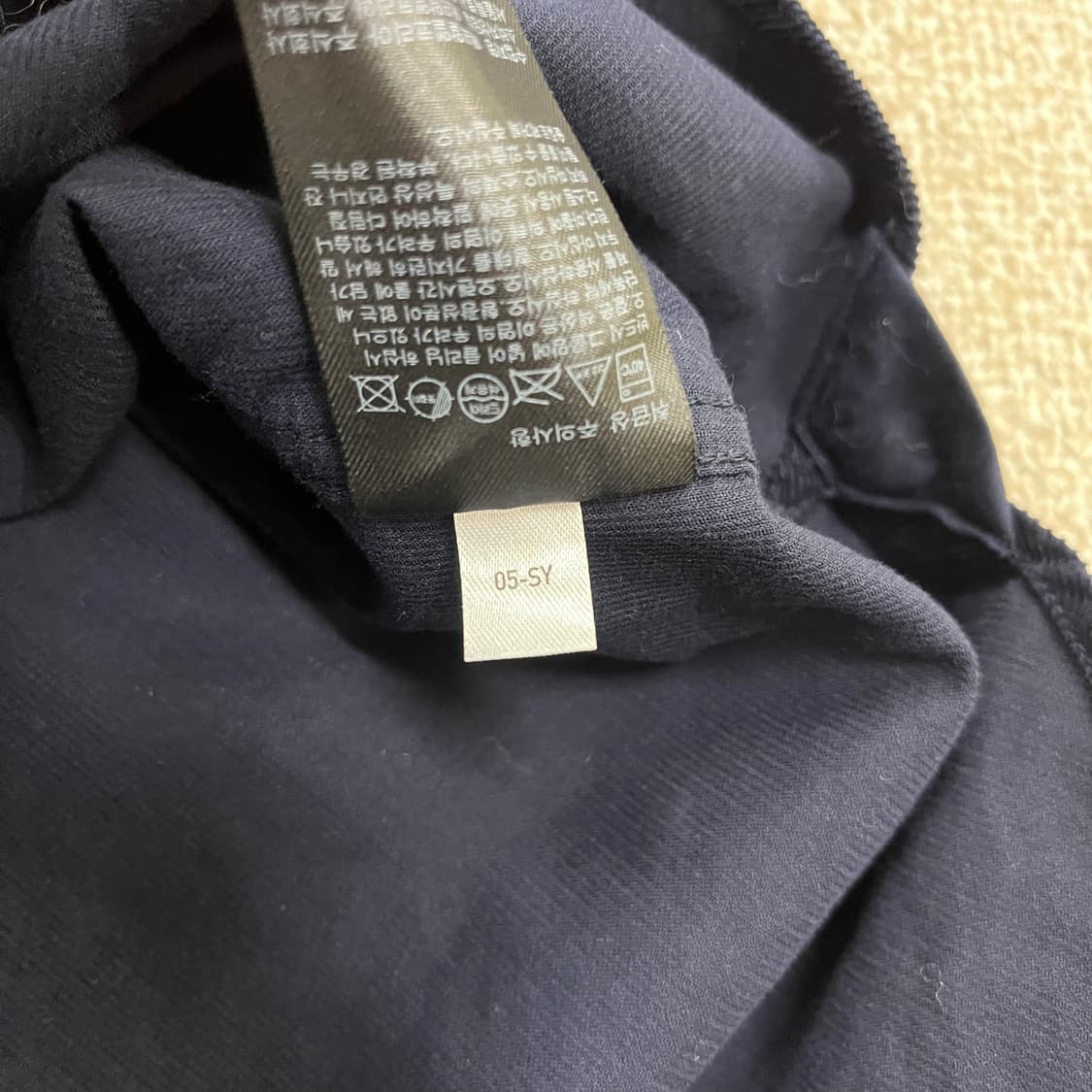 [M] 유니클로 네이비 코듀로이 코튼 셔츠 남방 0106M1 상품이미지4