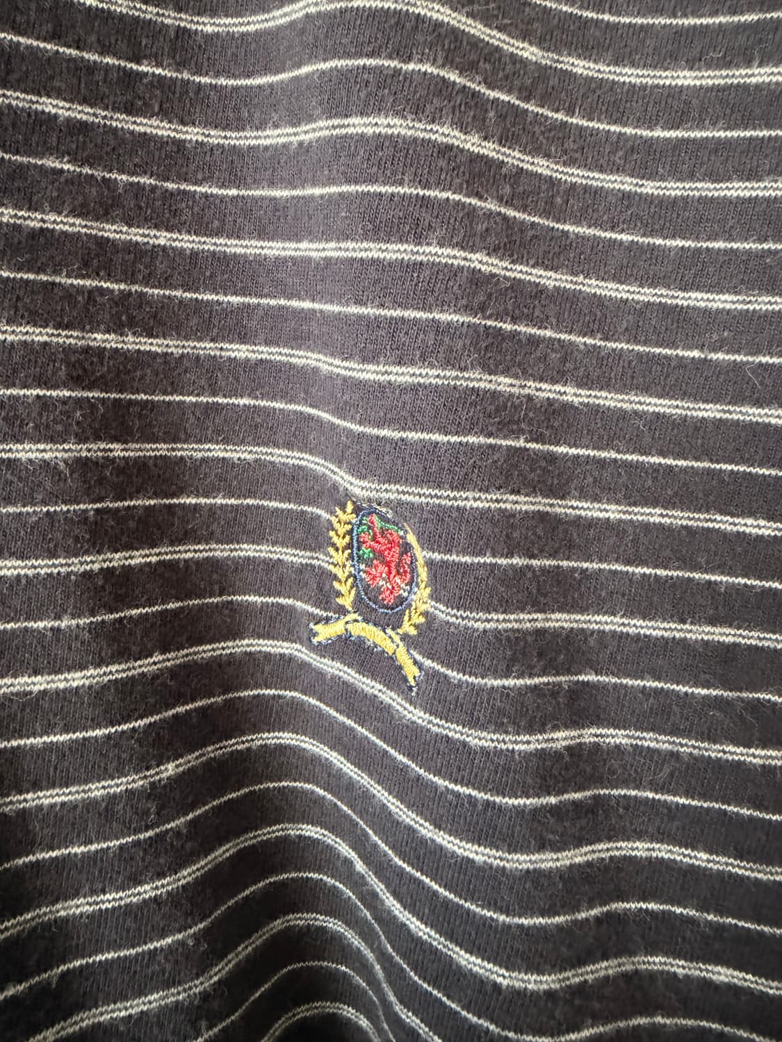 타미힐피거 롱슬리브 스트라이프 네이비 티셔츠 미국사이즈 상품이미지3