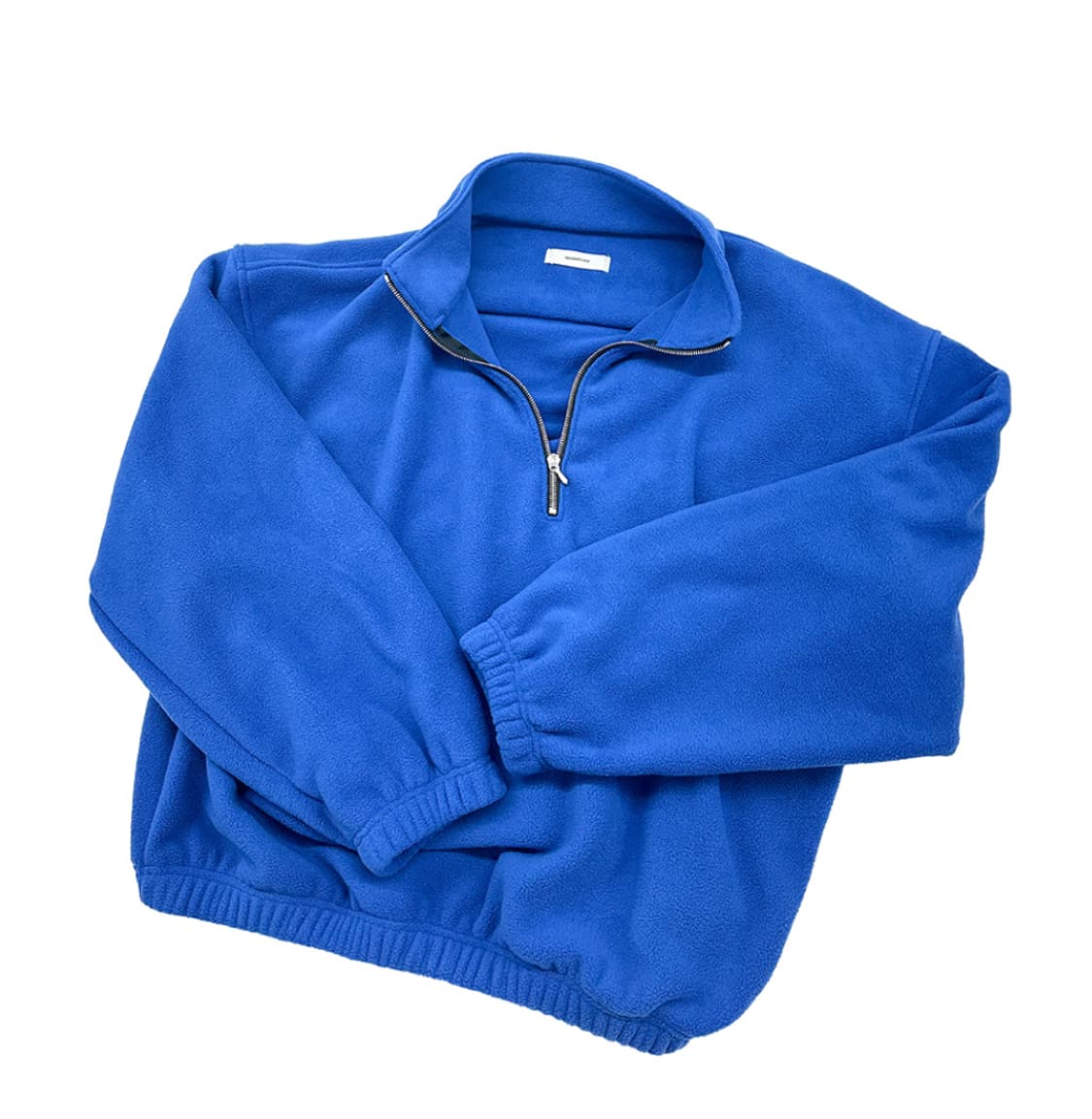 [2] 논노드 하프 집 플리스 블루 상품이미지1