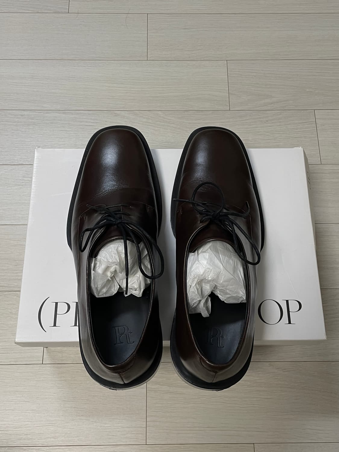 조셉트 prt샵 더비 슈즈 브라운 255 상품이미지2