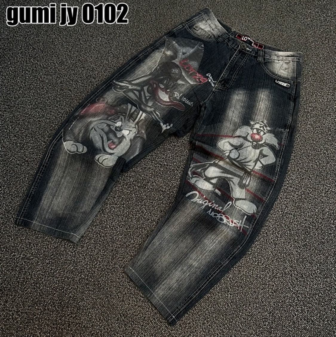 빈티지 데님팬츠 34 상품이미지4