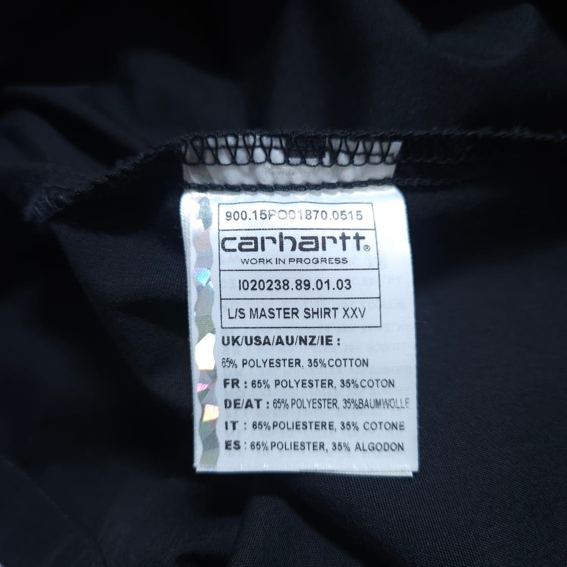 칼하트wip25) M 남자 마스터셔츠 / 왕눈이샵 상품이미지9