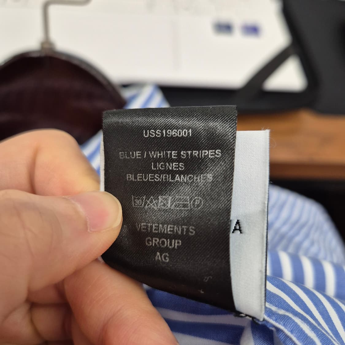 베트멍 메탈 링 롱슬리브 셔츠 M 상품이미지8