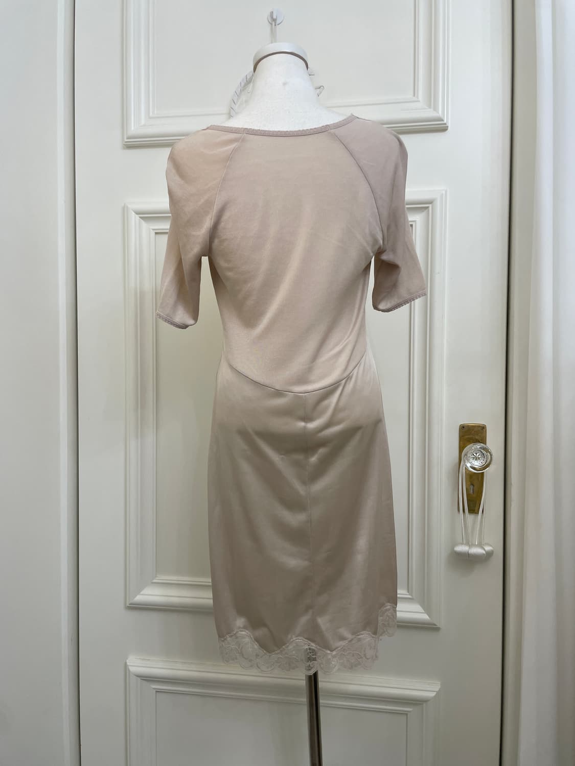 beige lace point inner slip(size-L) 상품이미지3