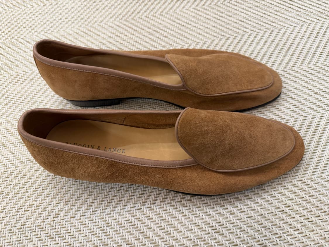 보두앙앤랑 샌드 베이지 로퍼 43 새상품 상품이미지6