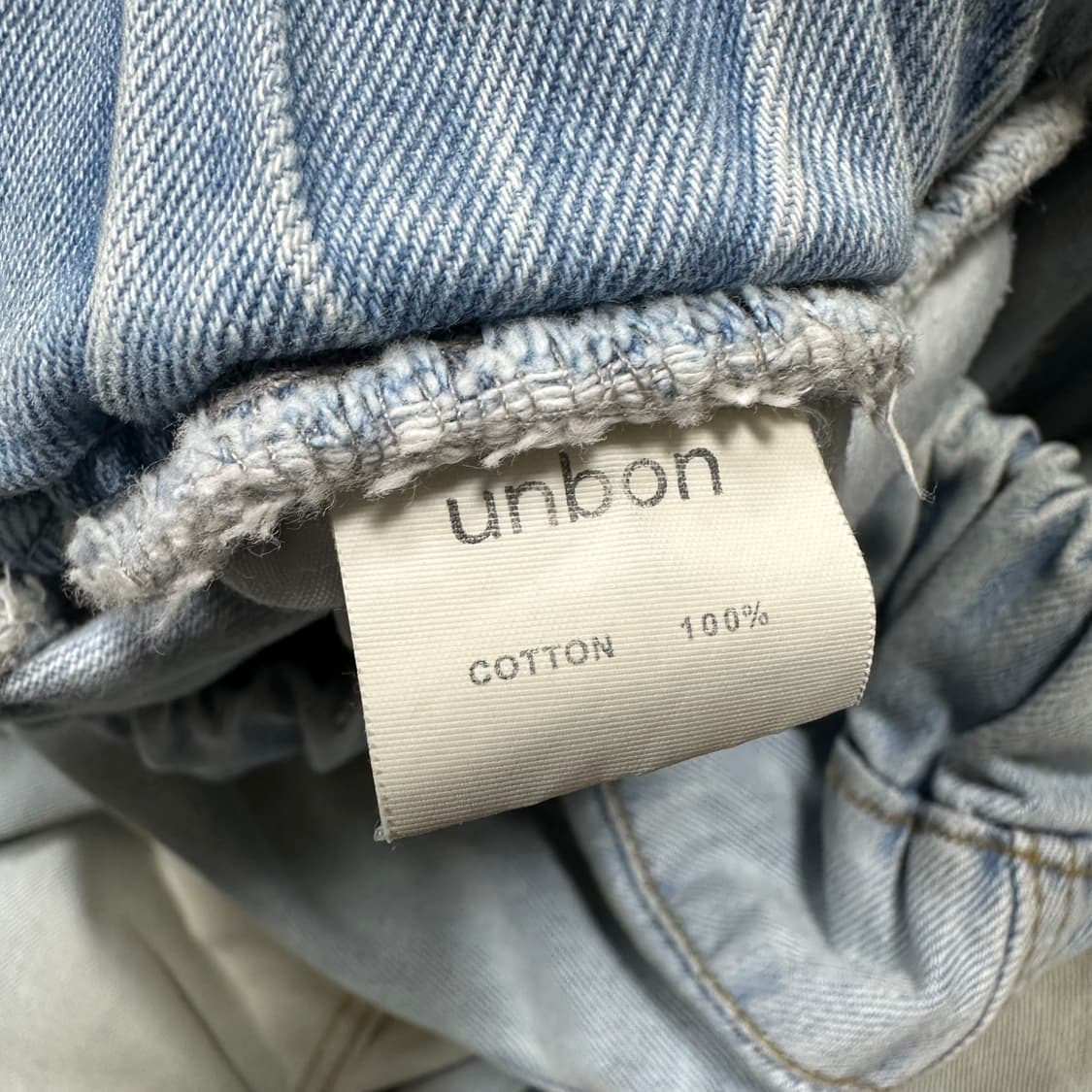 ✨ (바배) 빈티지 더블니 카펜터 버뮤다 데님 팬츠 상품이미지4