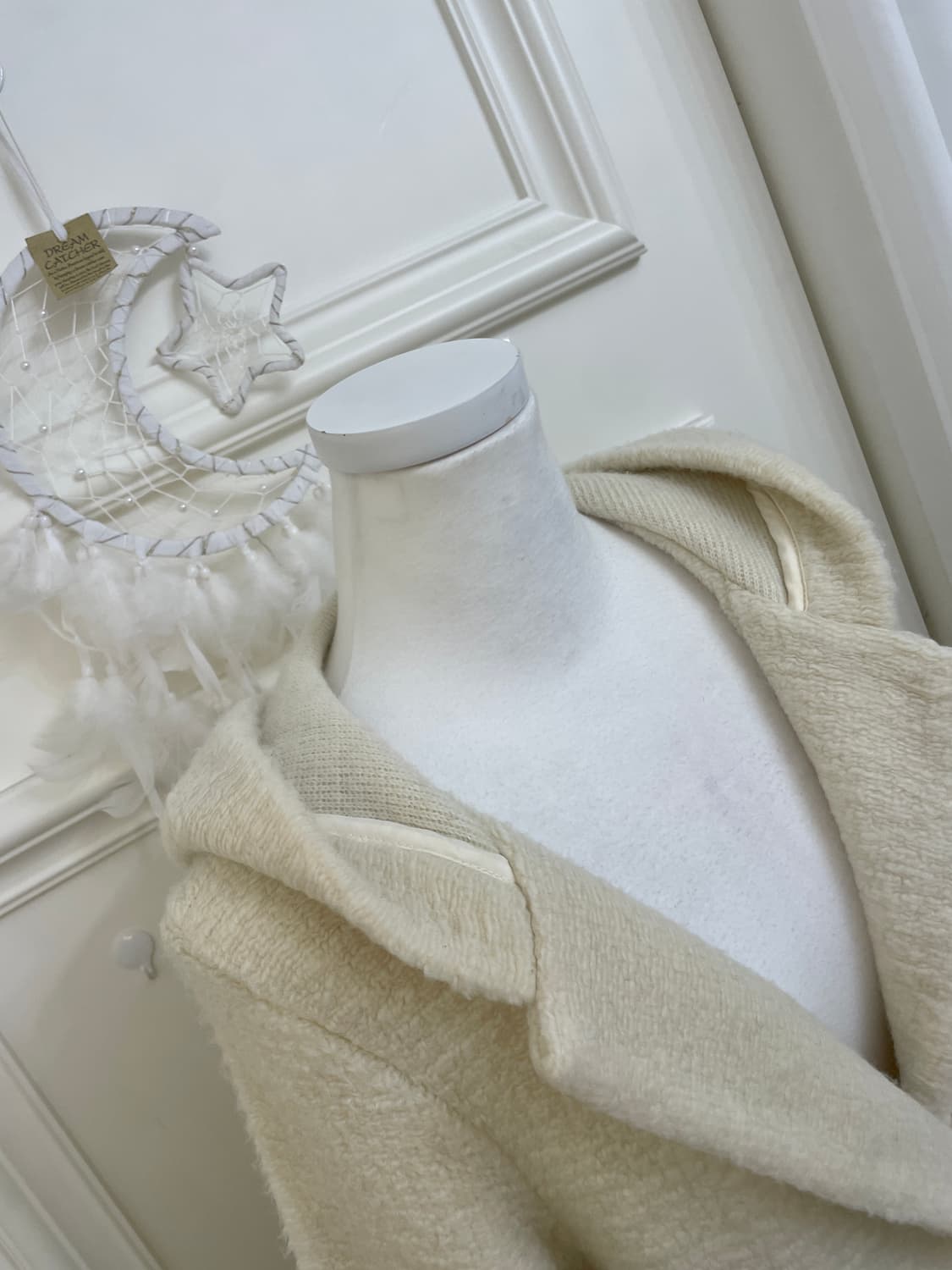 ivory long warm sweater hoodie jacket 상품이미지8