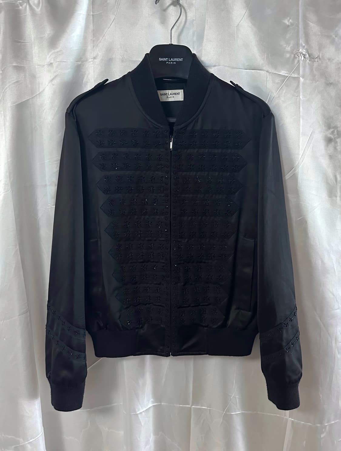 생로랑 SS20 블랙 나폴레옹 자켓 상품이미지1