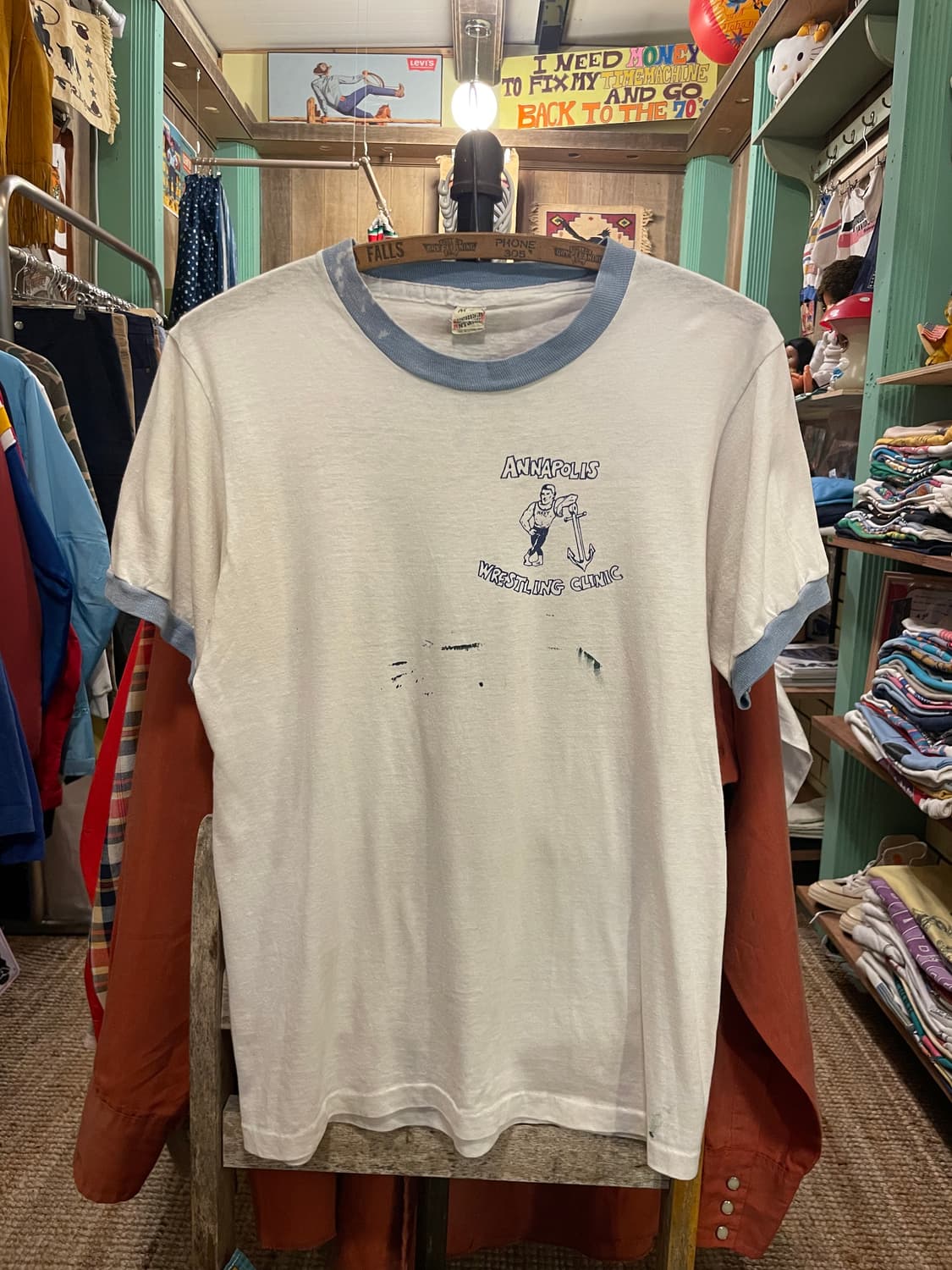 1980's Vintage Ringer T-Shirt  상품이미지1