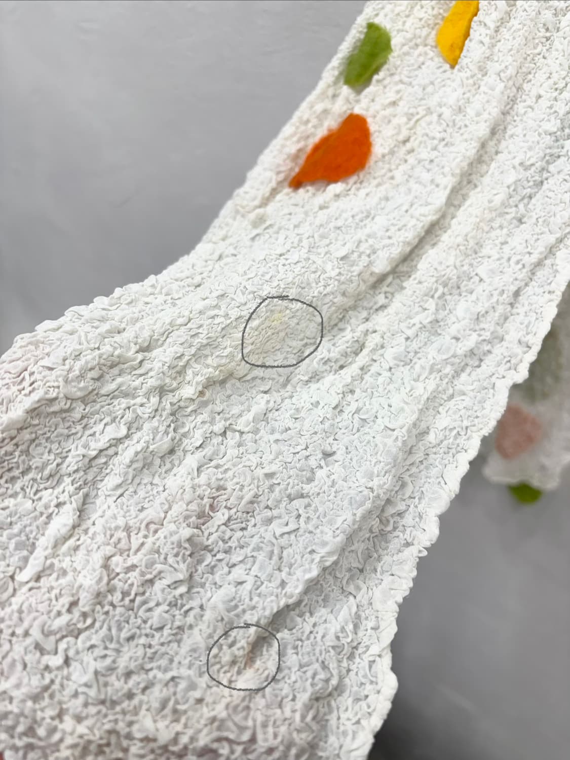 빈티지 플리츠 머플러 상품이미지3