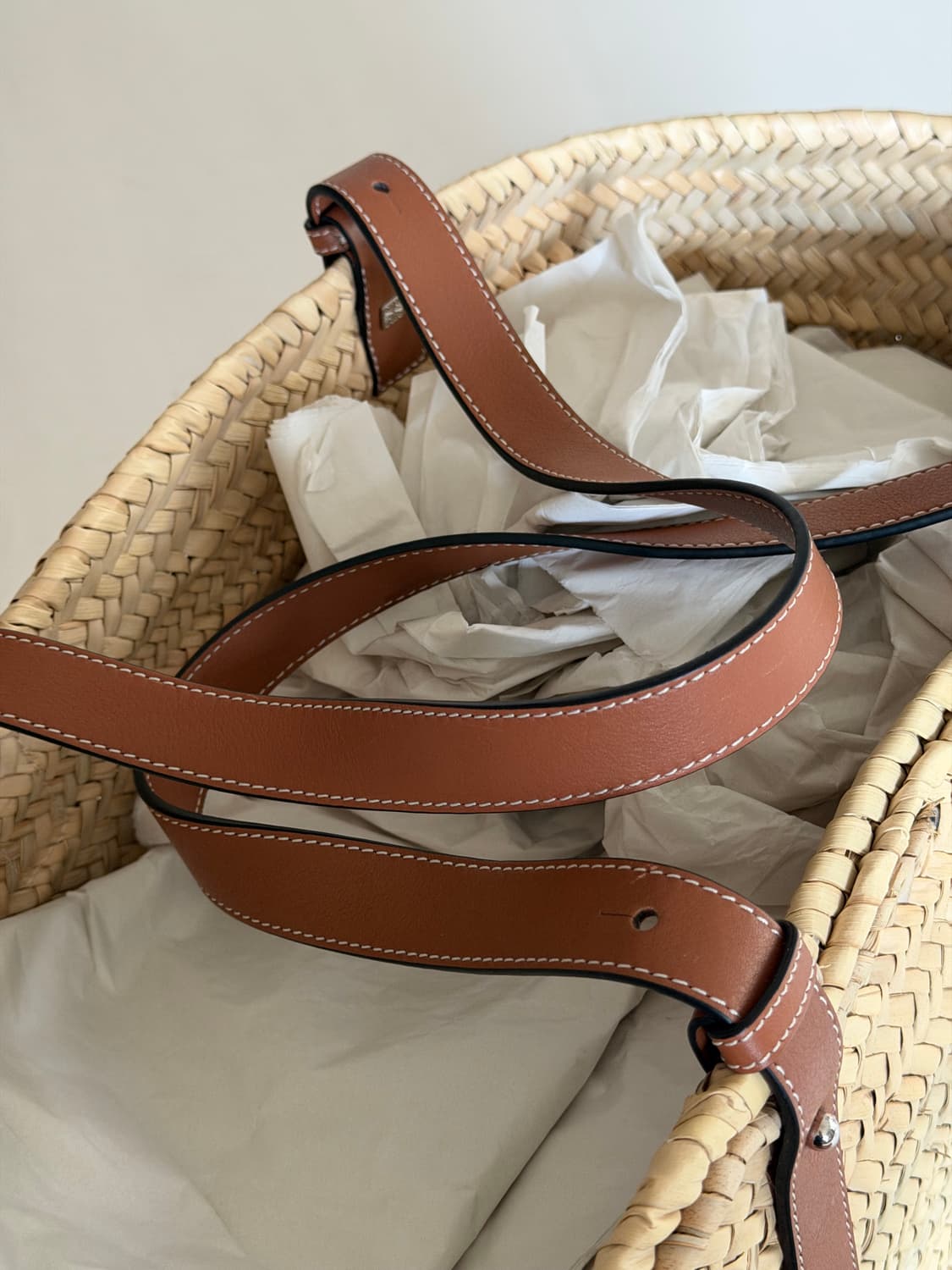 로에베 라피아백 바스켓백 라탄백 라지 상품이미지5