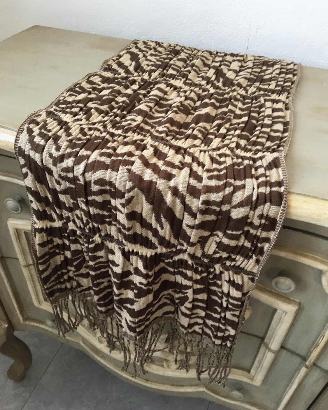zebra pattern muffler 상품이미지3