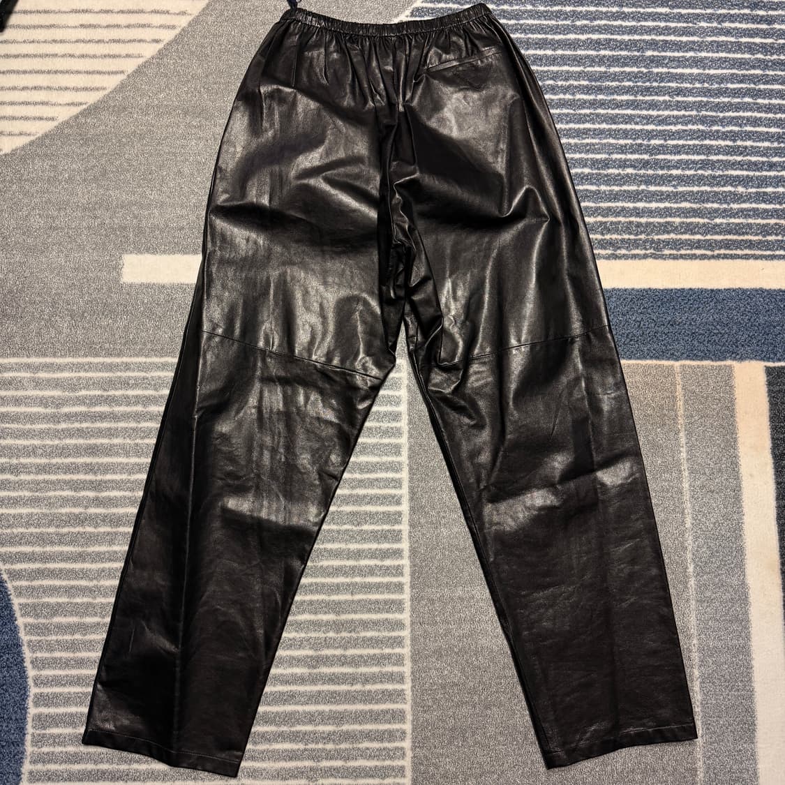 PRADA 프라다 램스킨 레더팬츠 L 상품이미지3