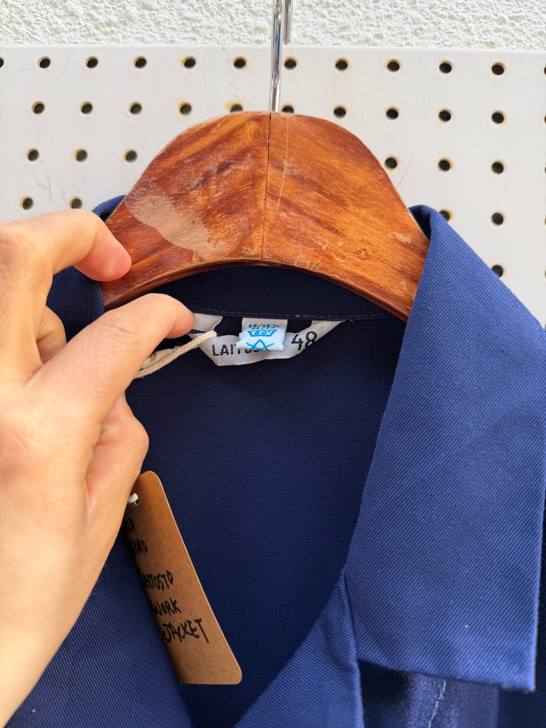 OLD EURO NAVY BLUE EUROPEAN 유로피안 프렌치워크자켓 상품이미지6