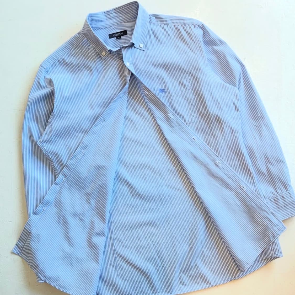 버버리 아카이브 포켓 스트라이프 셔츠 상품이미지4