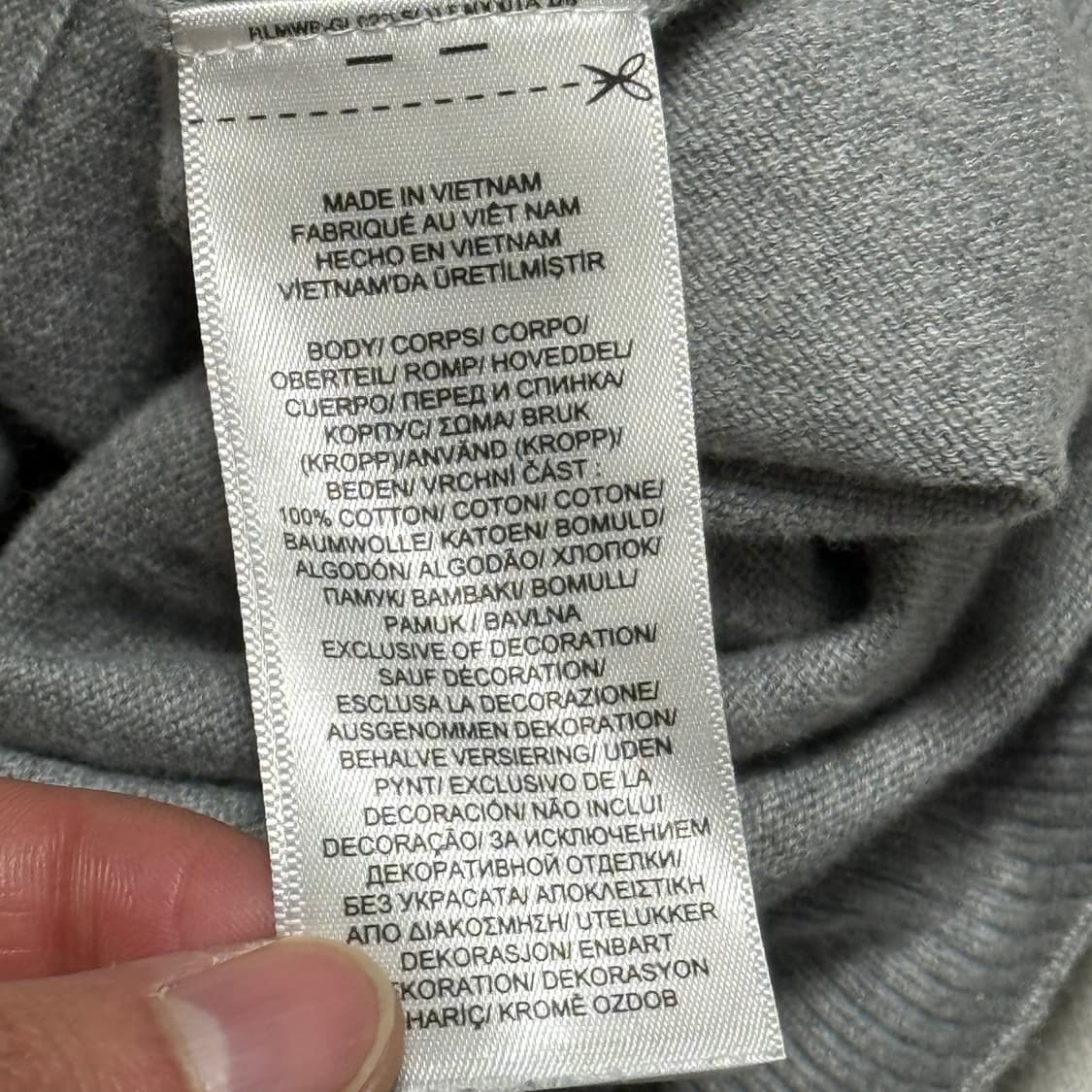 XL 폴로랄프로렌 여성용 그레이 브이넥 가디건 상품이미지5