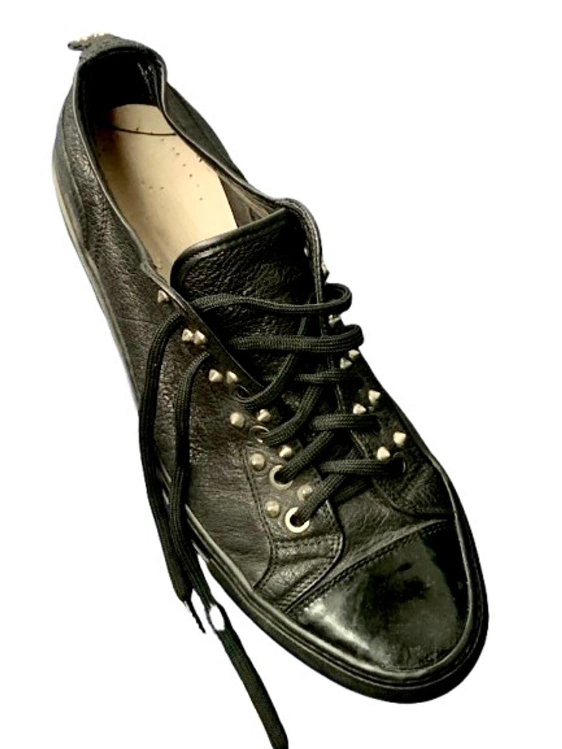 Neil Barrett Leather Stud Sneakers 상품이미지1