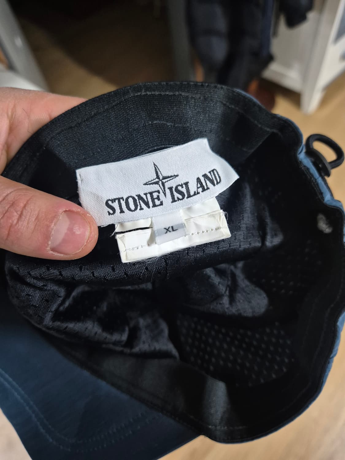 [XL] 스톤아일랜드 나일론 볼캡 엑스라지 코발트 블루 상품이미지5