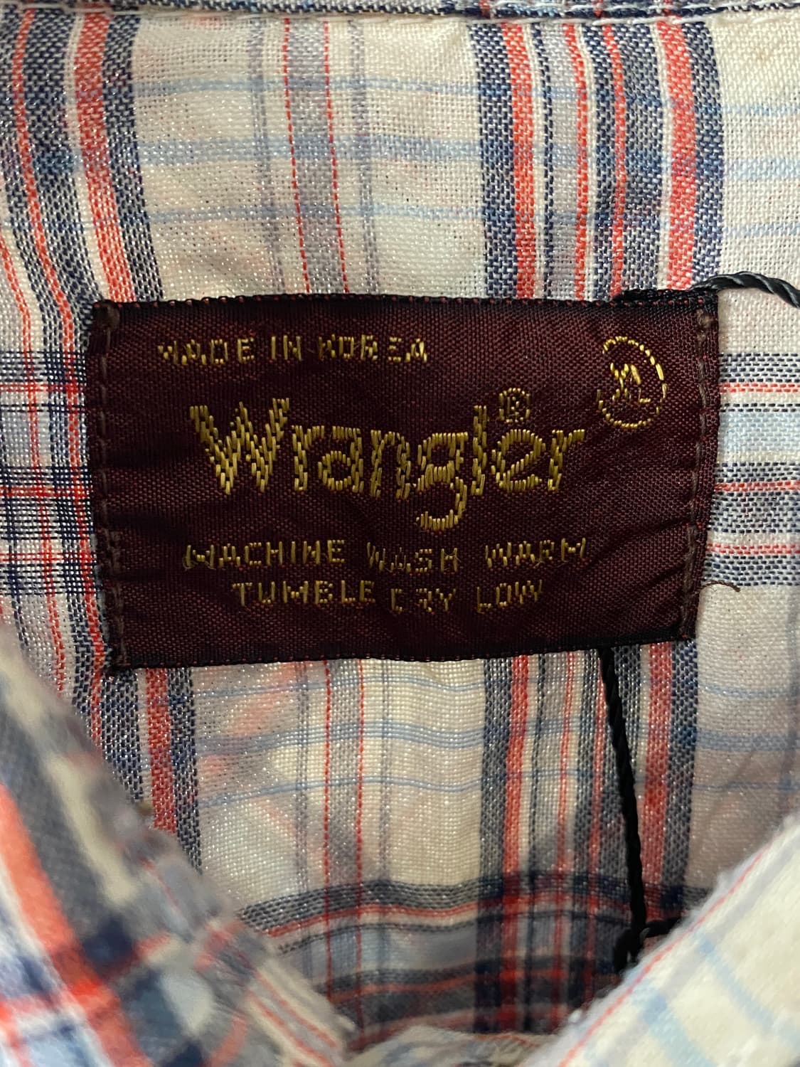 랭글러 체크 포켓 셔츠 (Man 2XL) AB1703 상품이미지4