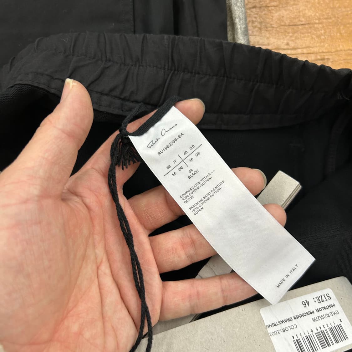 16393 - 19S/S 릭오웬스 카고 조거 팬츠 상품이미지6