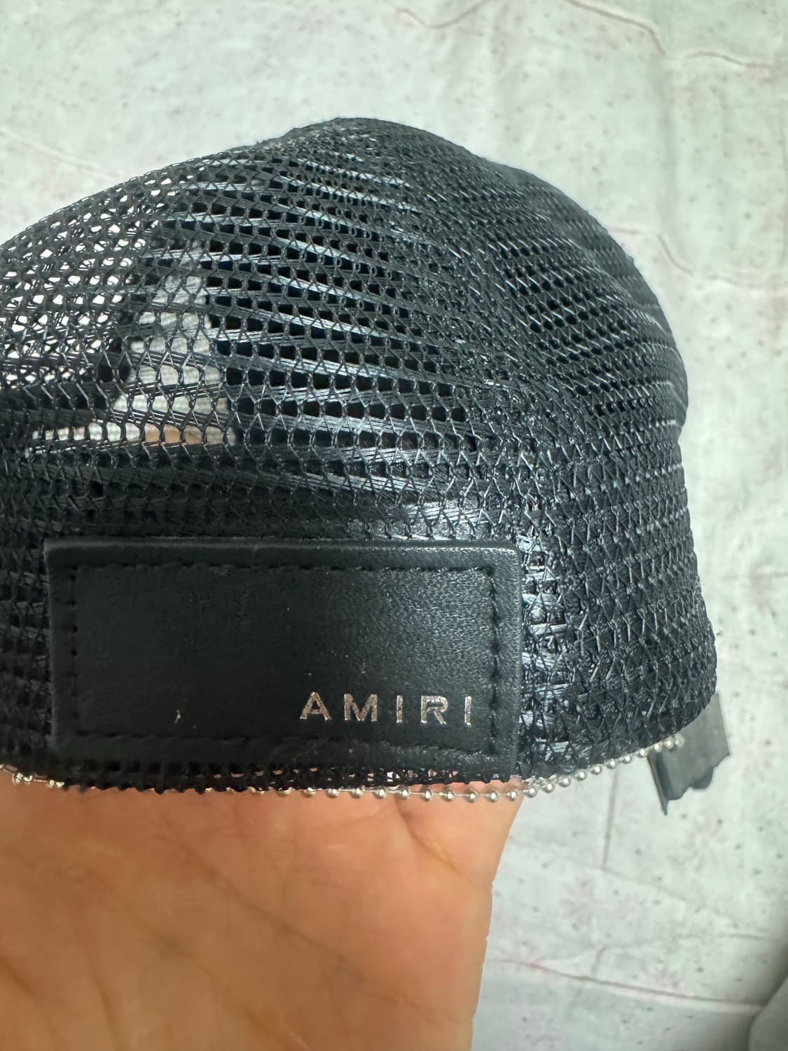 아미리 쓰리스타 트러커 캡 모자 블루 상품이미지2