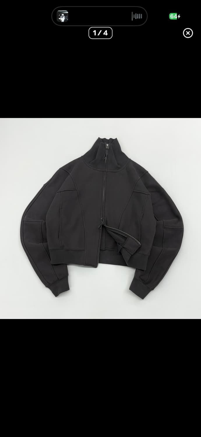 파르티멘토 라인 저지 트랙 져지_차콜 그레이 상품이미지2