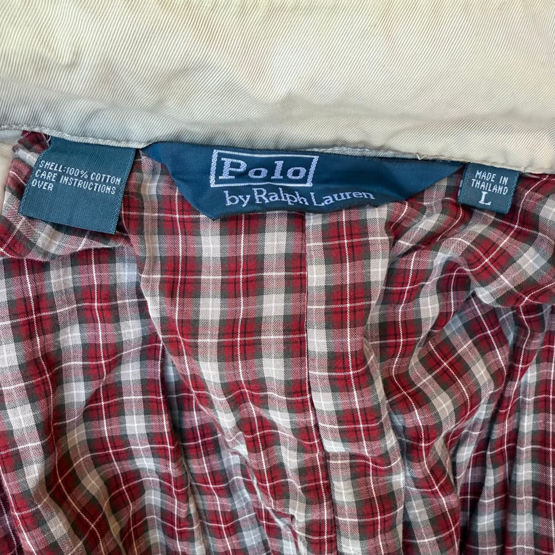 폴로 아이보리 블루종 자켓 상품이미지4