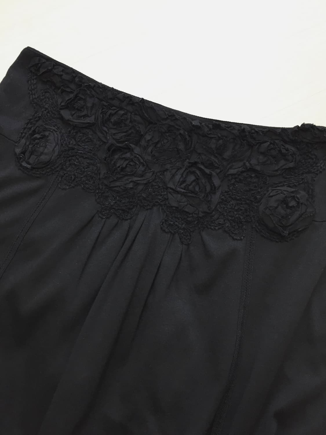 Japan Mini Corsage Appliqué Skirt 상품이미지8