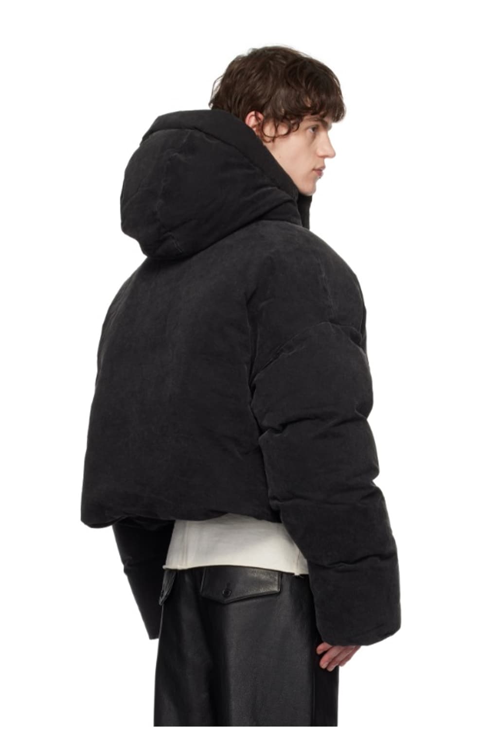 엔타이어 스튜디오 MML 후드 패딩 M 상품이미지4