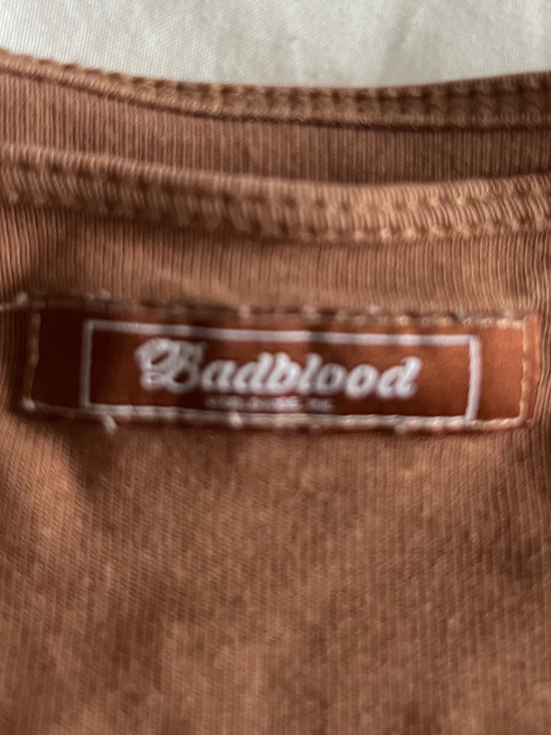 Badblood 브라운 슬리브리스 XS 상품이미지3