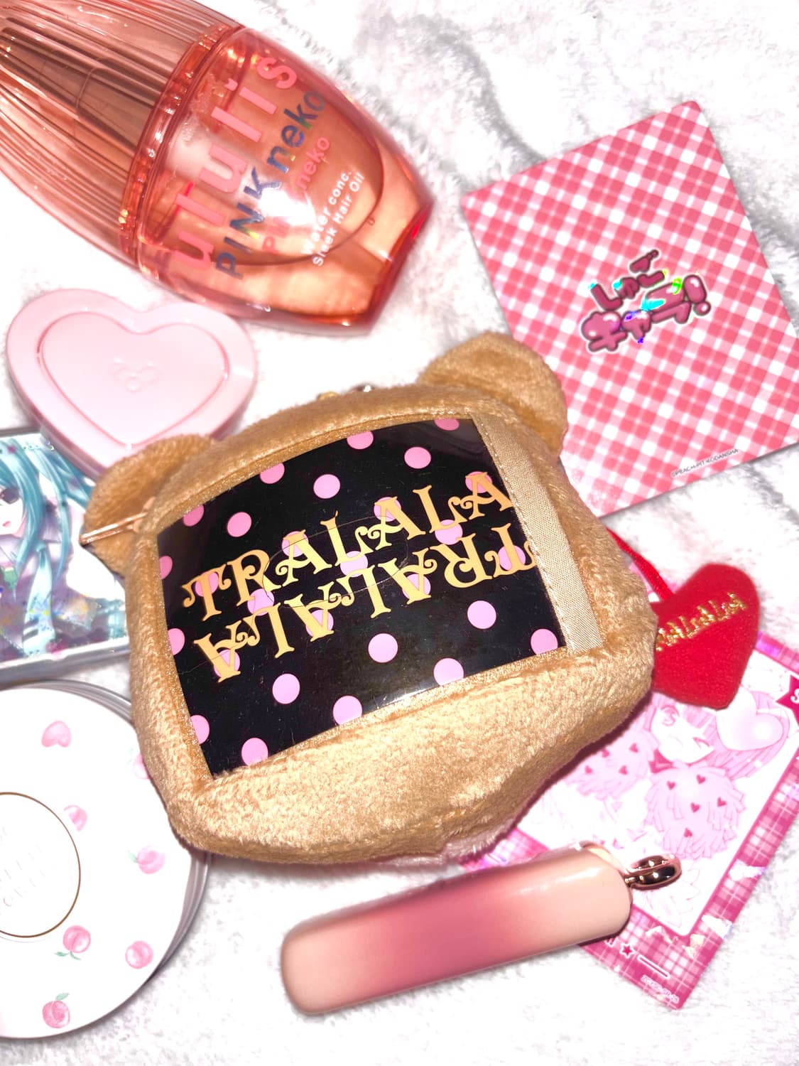 Tralala 트랄랄라 히메갸루 일브 곰돌이 패스케이스 상품이미지2