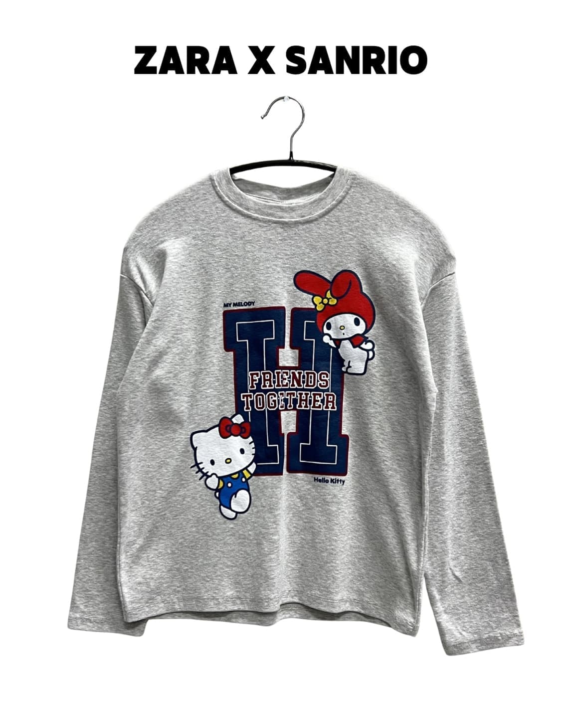 (148cm) ZARA 헬로키티 롱 슬리브 상품이미지1