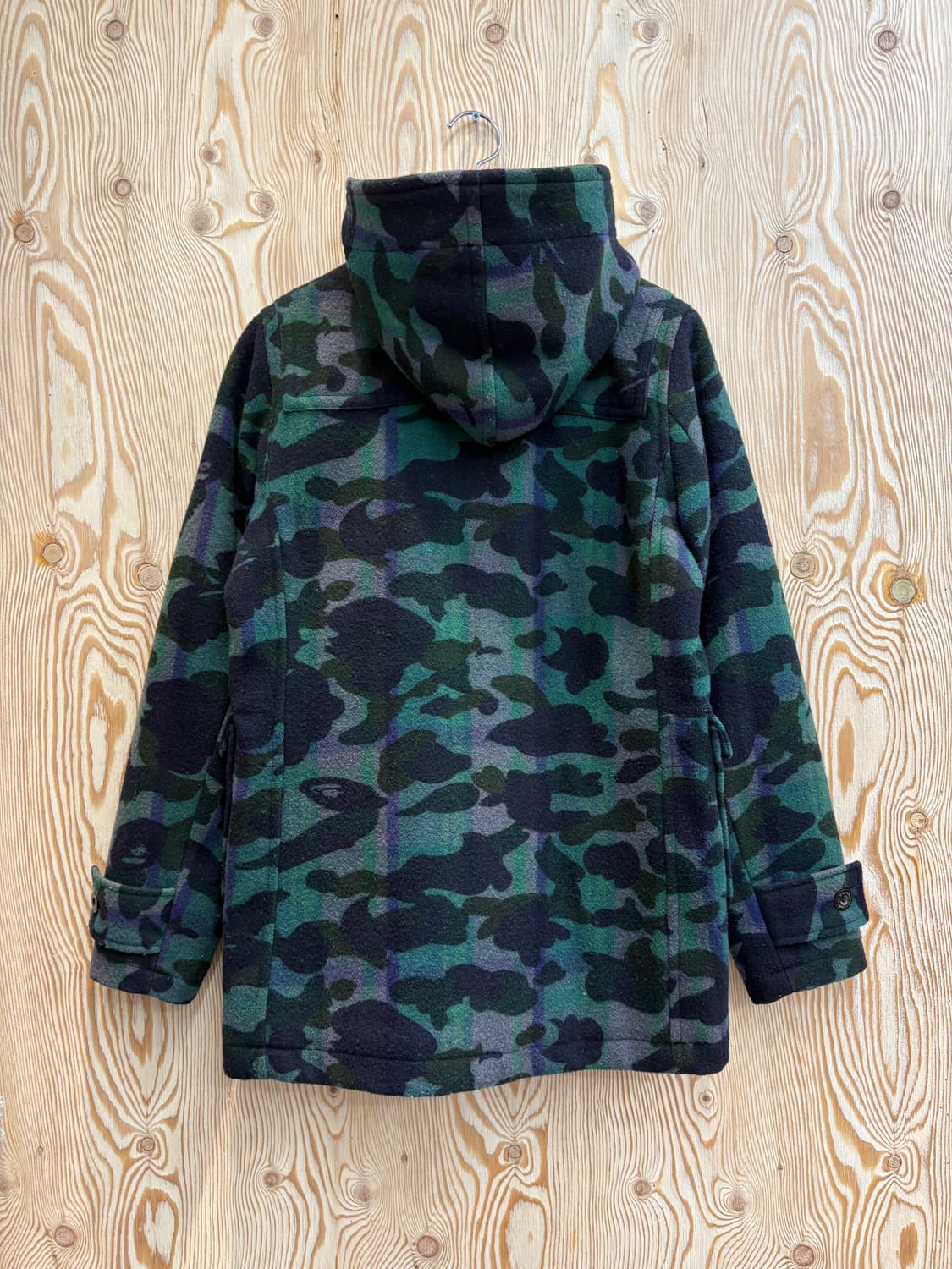 00s 베이프 녹계 더플 코트 상품이미지2