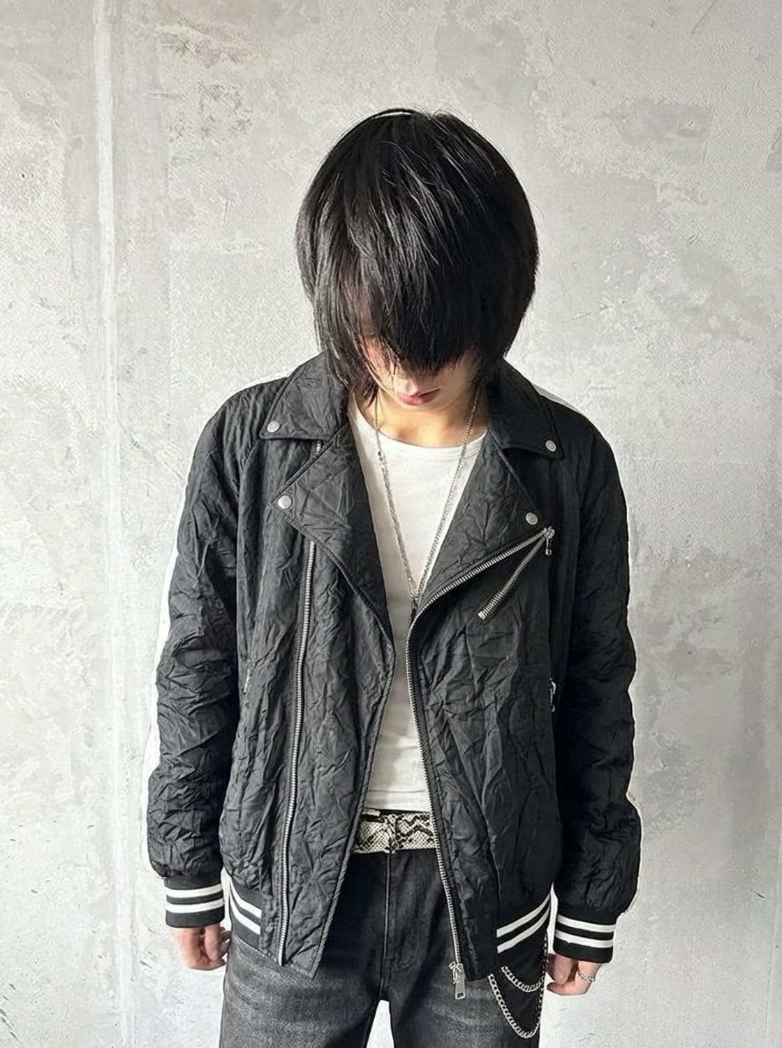 발망 23ss 크링클 라이더  봄버 자켓 상품이미지1