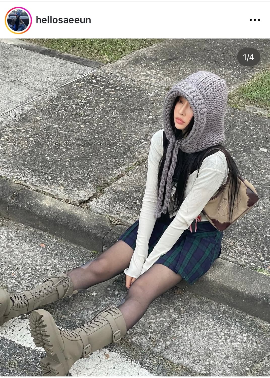 자라 매트카키 레이스업 부츠 240 상품이미지2