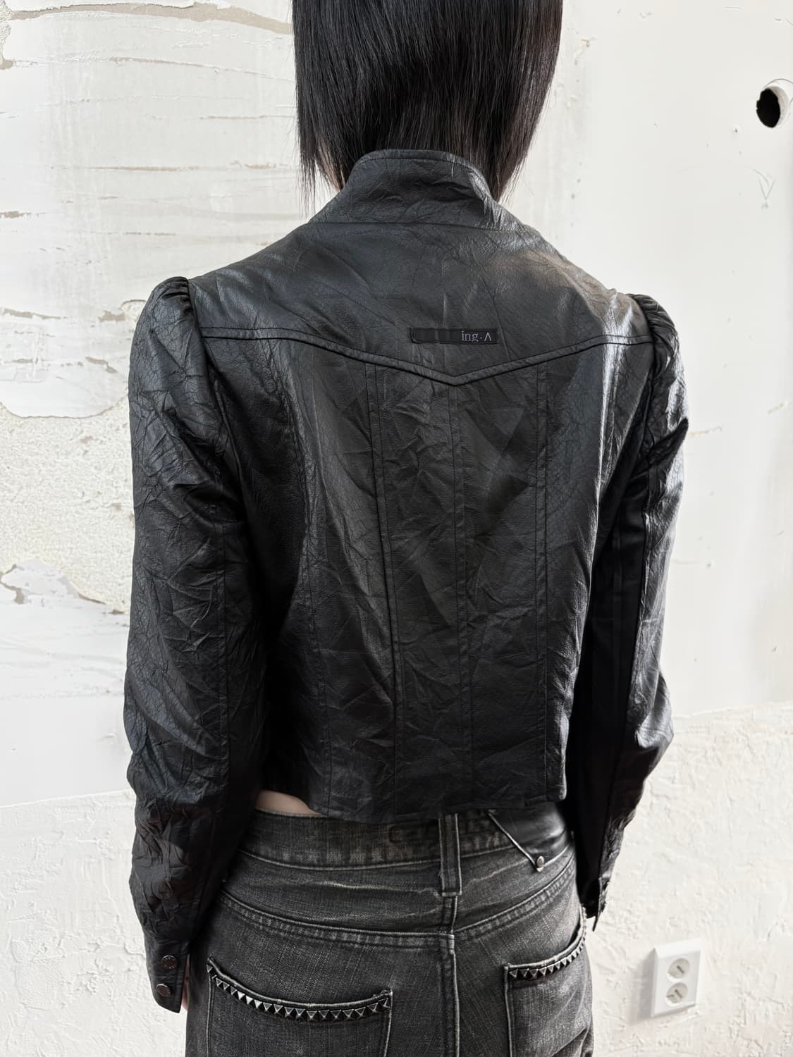 black texture jacket 상품이미지4