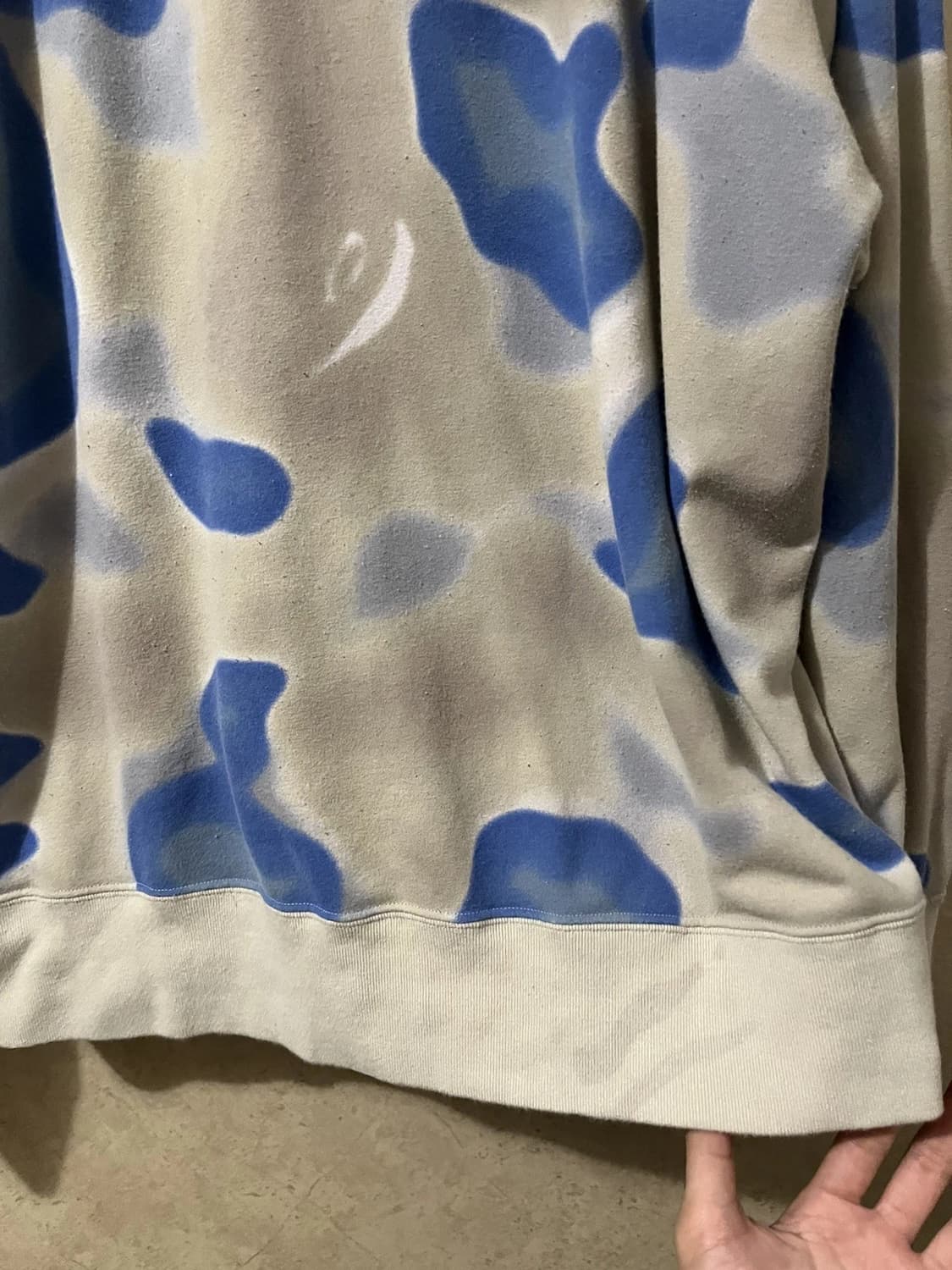 베이프 리퀴드 카모 샤크 풀 후드집업 블루 상품이미지7