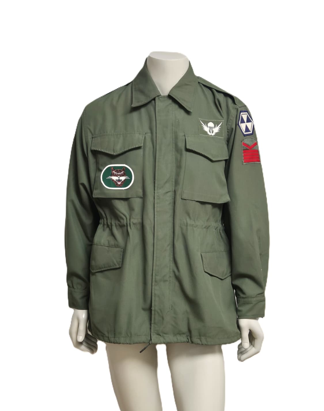 육군 구형 706특공연대 하사 민무늬 야전상의 전투복 상의 자켓 (L) 상품이미지1