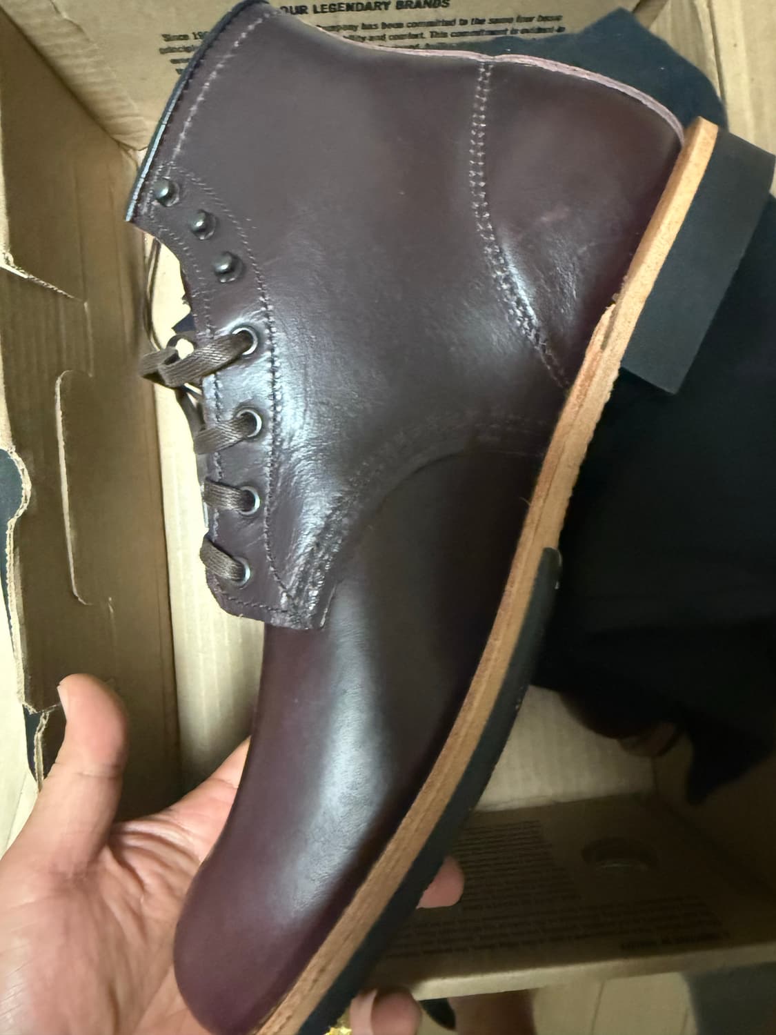 레드윙 9419  블랙체리 백맨 265사이즈 상품이미지5