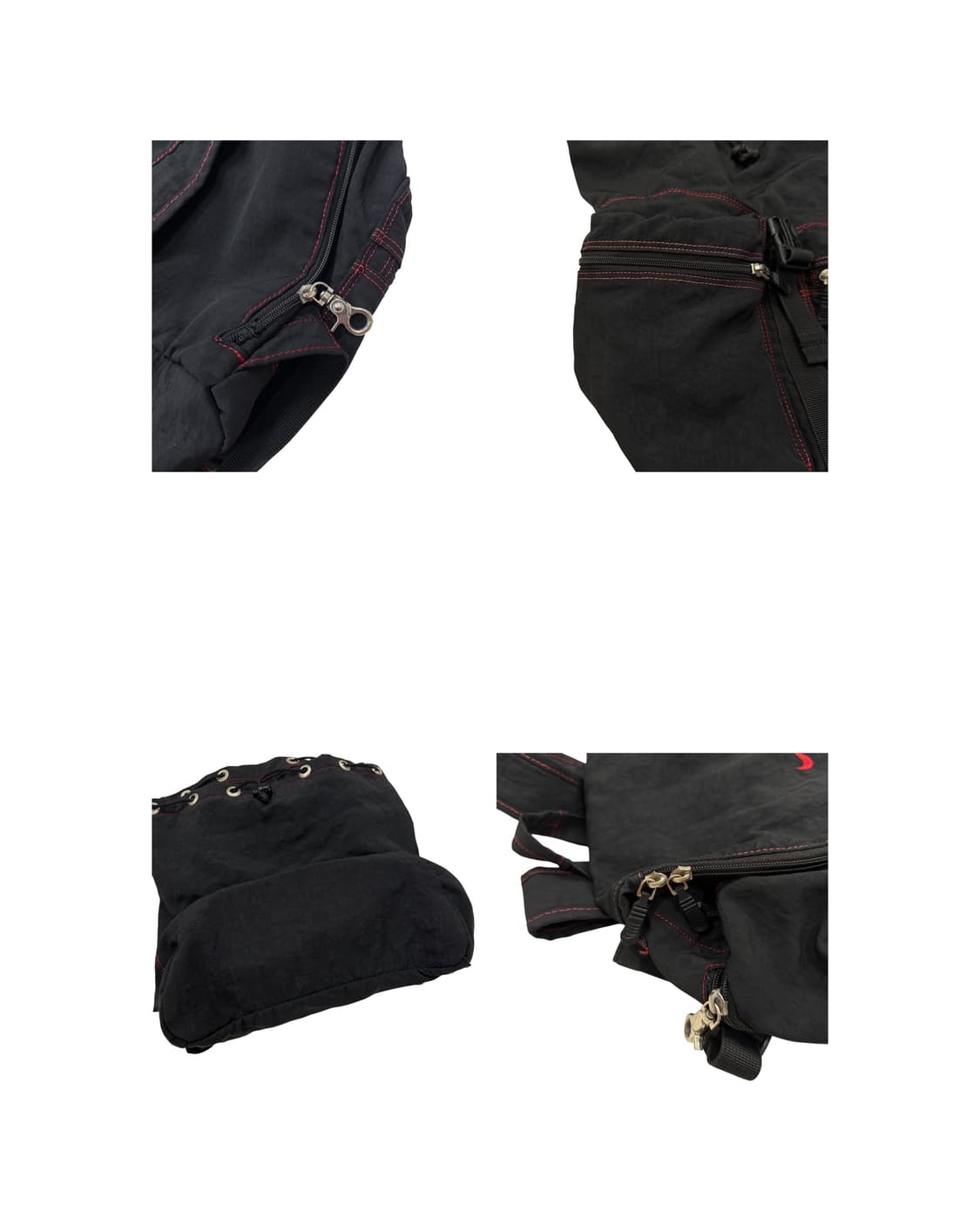 나이키 올드스쿨 스우시 복조리 럭색 백팩 Y2K 가방 블랙 상품이미지9