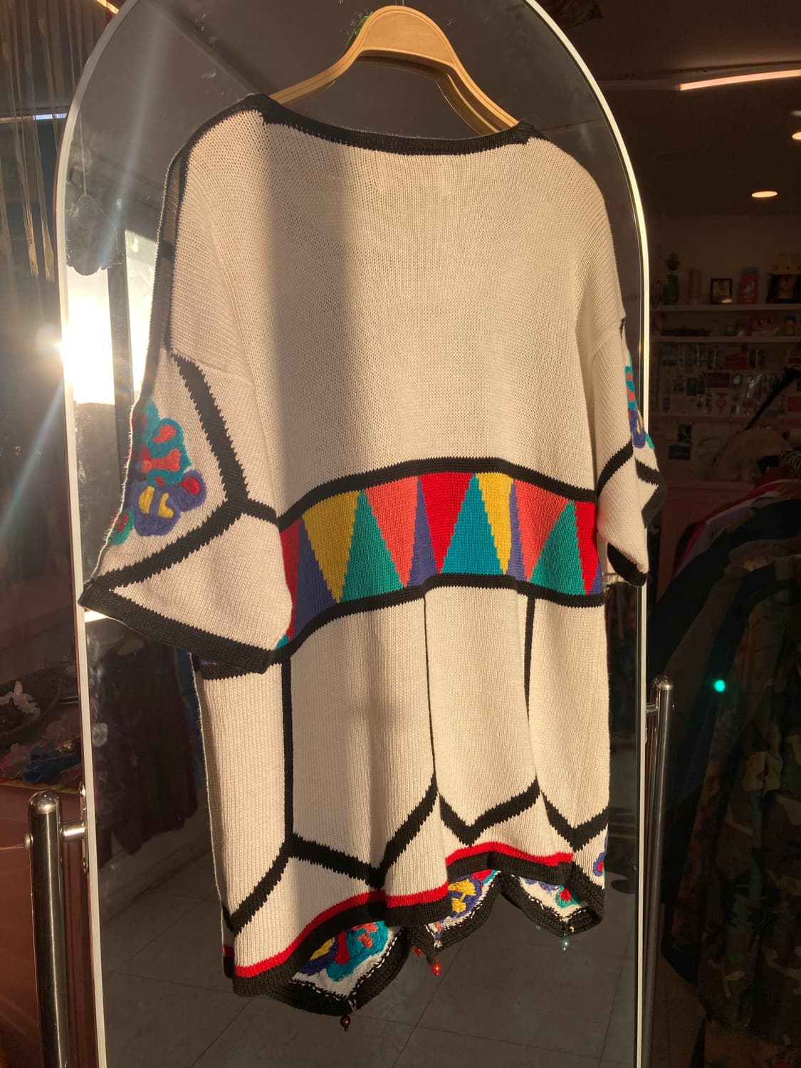 멕시칸 크로셰 무지개 니트 상품이미지5