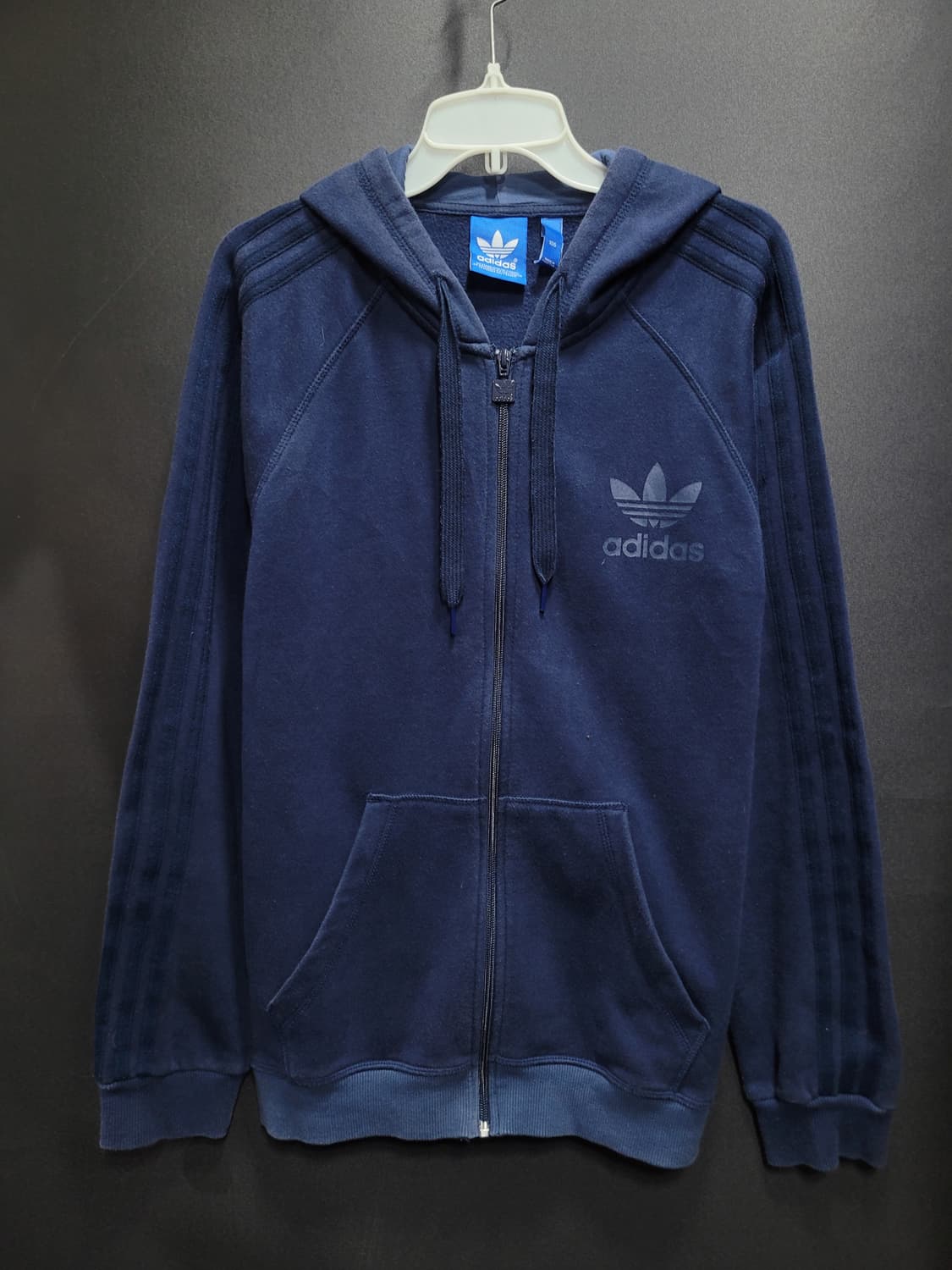 아디다스 불꽃 파이어버드 빈티지 네이비 후드집업 상품이미지8