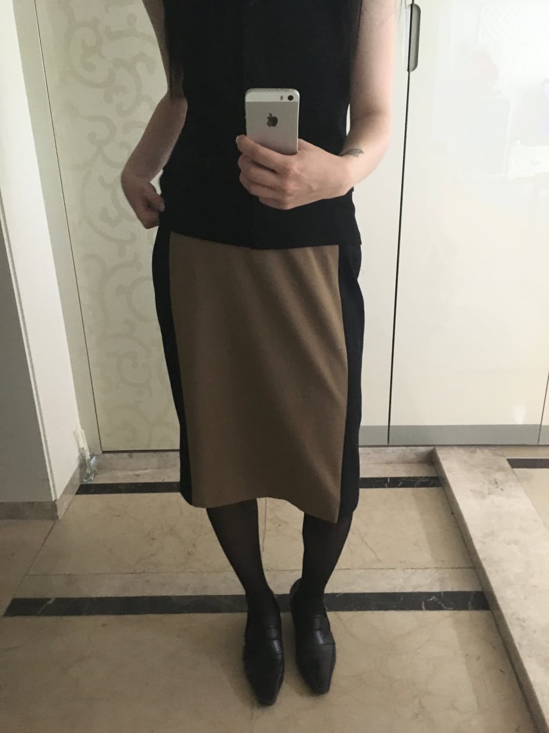 Adolfo Dominguez Square Midi Skirt 상품이미지4