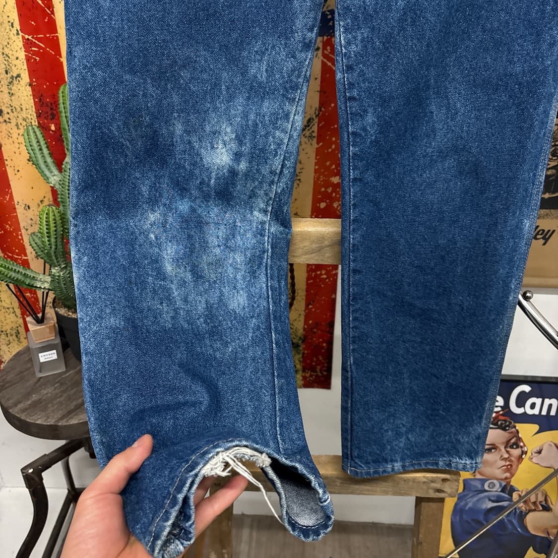 디키즈 빈티지 페이딩 카펜터 워크 데님팬츠 N1039   상품이미지4