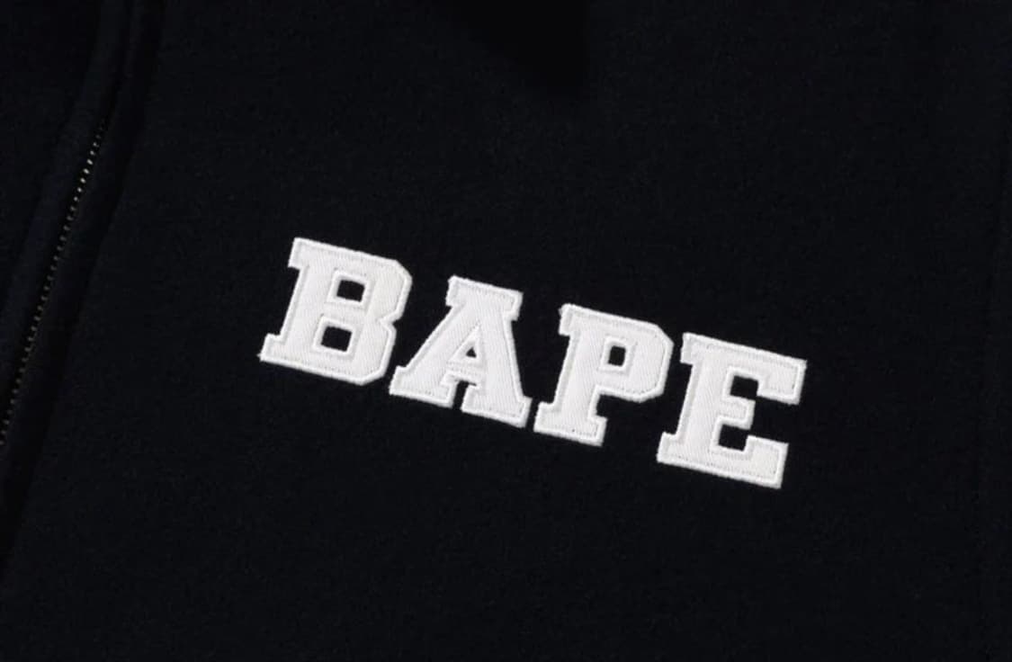 BAPE 93AW Melton Zip Jacket 베이프 멜톤 울 자켓  상품이미지3